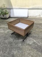 Mid Century Rattan Blumenkasten