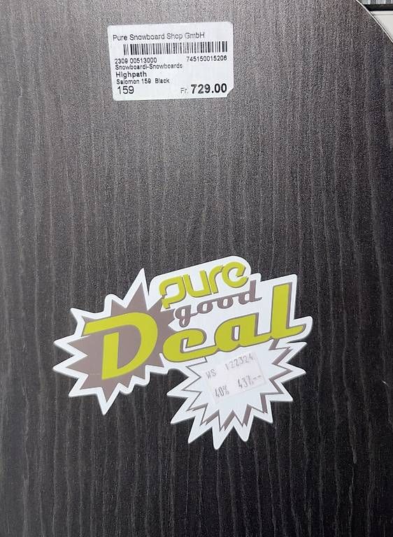 Boards: Salamon Highpath 159cm Snowboard  – Neu und originalverpackt aus Gstaad von Pure_Snowboarding 1