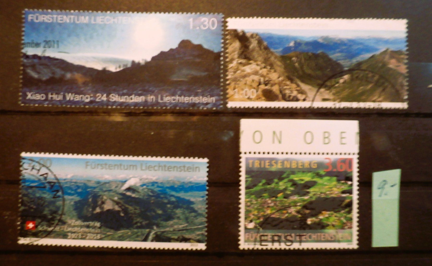 Tutti i francobolli: FL Landschaften 2005/11/12/13 – Usato da Kehrsatz venduto da Bernherb2