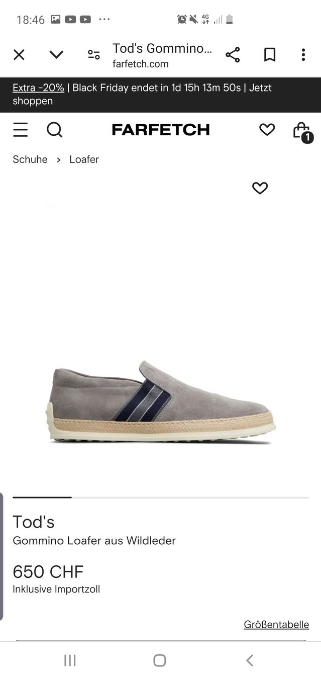 Tod'S Chaussures hommes: Tod's, Espadrilles, Loafer, Schuhe, 41,5 – Neuf (Voir description) à Winterthur par Sjull 9