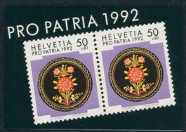 1992 - Pro Patria - Markenheftchen - Ersttag ET