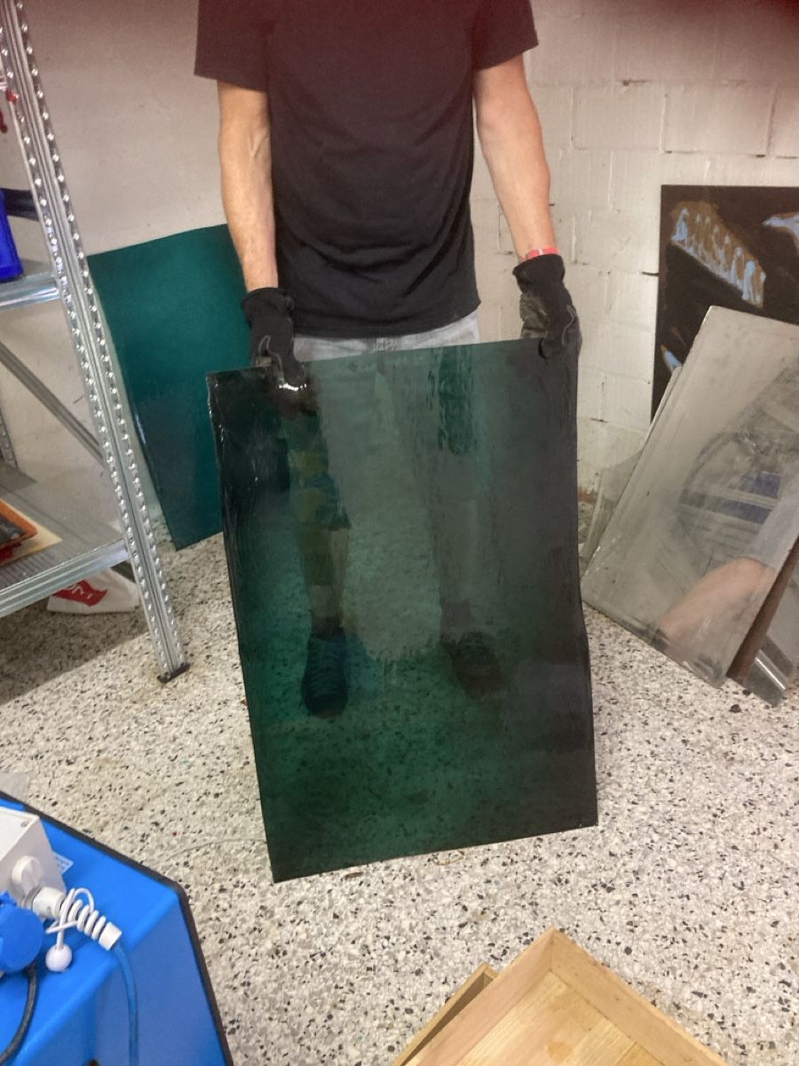 Bicchieri: Glasplatten div. Farben ca. 60x80 18 Ex – Nuovo (secondo la descrizione) da Zürich venduto da Mueschelmau