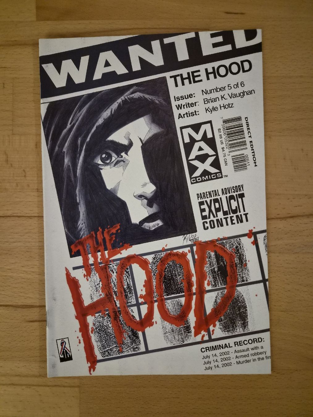 Fumetti: The Hood #4-6 – Usato da Biel/Bienne venduto da collector_comics 2