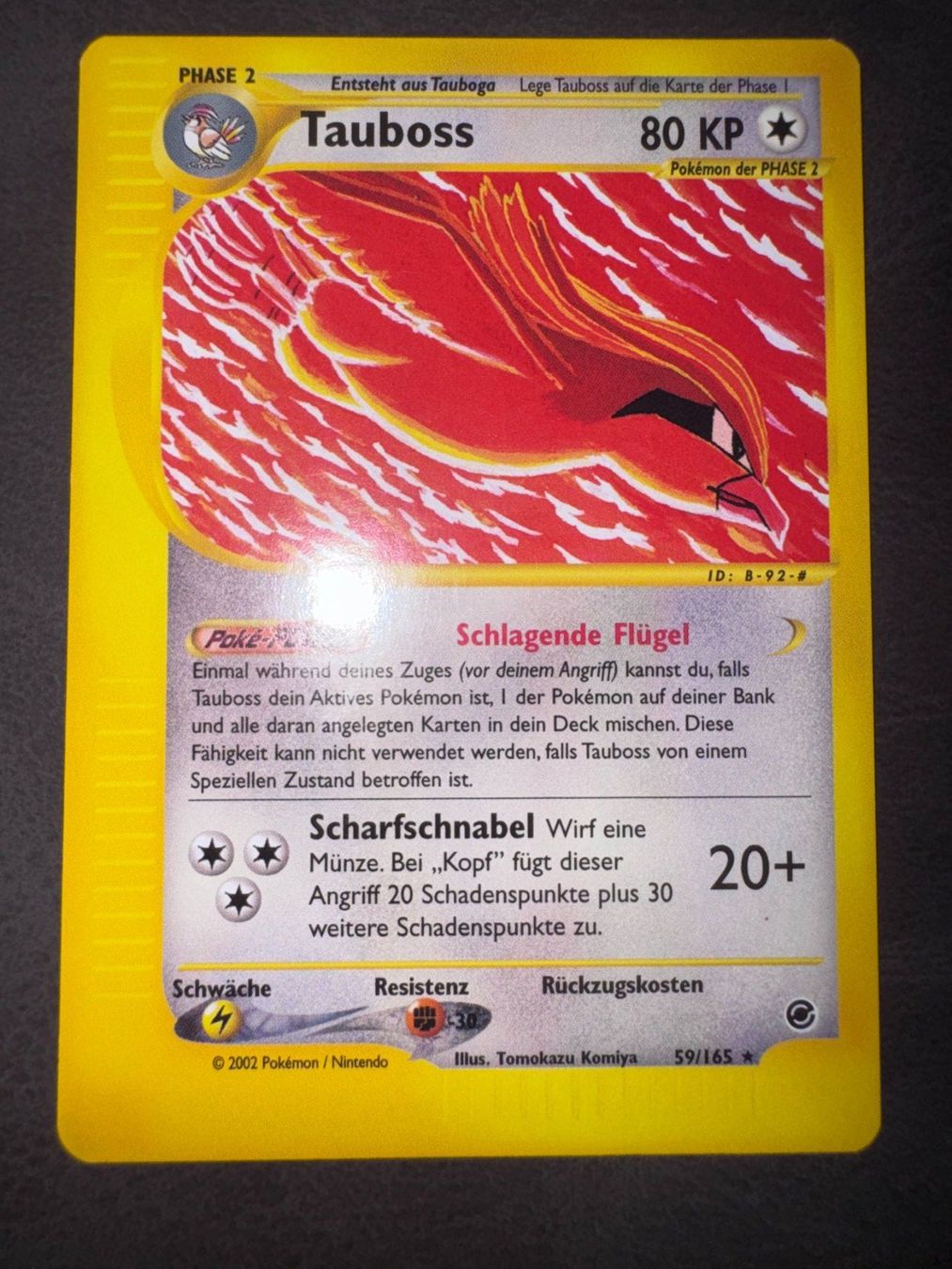 Pokémon Cartes à collectionner: Pokemon Tauboss Rare 59/165 - Expedition - DE – D'occasion à Erstfeld par PokeSandero