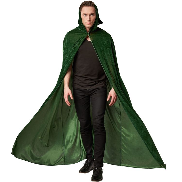 W WIDMANN MILANO Skelett Umhang Mit Kapuze – 150 Cm, Für Halloween & Kostümpartys