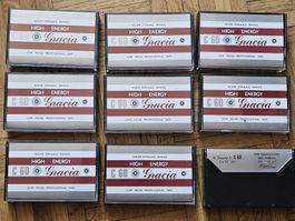 Lot de 9 cassettes audio neuf Gracia C60