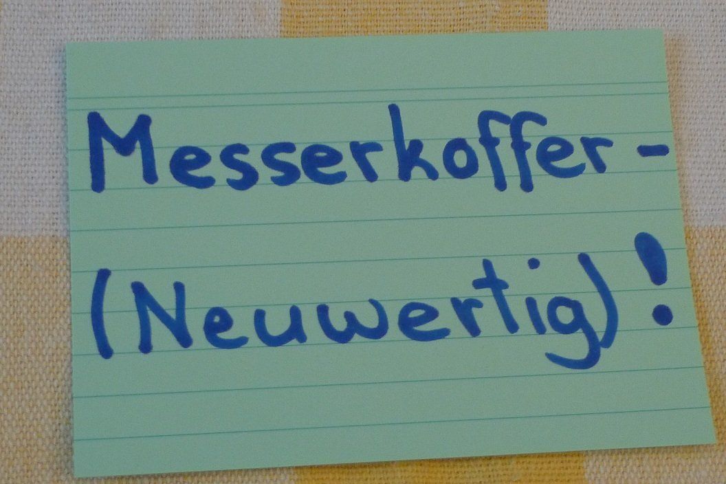 Coltelli: Messerkoffer-(Neuwertig)! – Usato da Bern venduto da bn1640 6