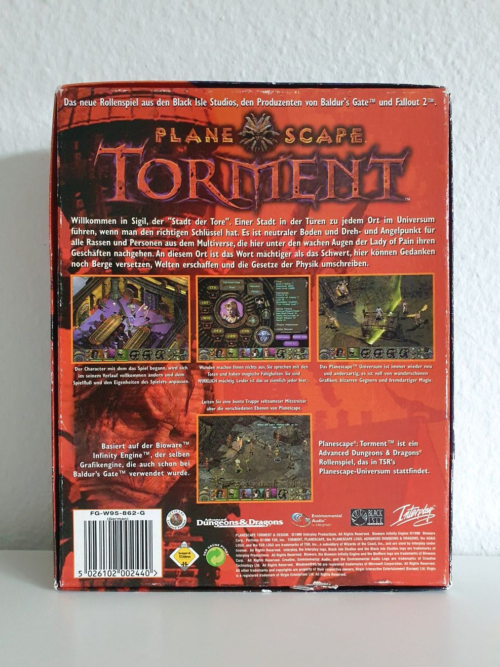 Giochi: PC Game Planescape Torment (1999) Big Box – Usato da Greifensee venduto da perfectioN88 3