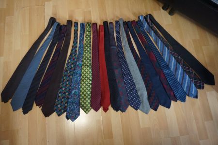Krawatten-Sammlung: 21 Stk.