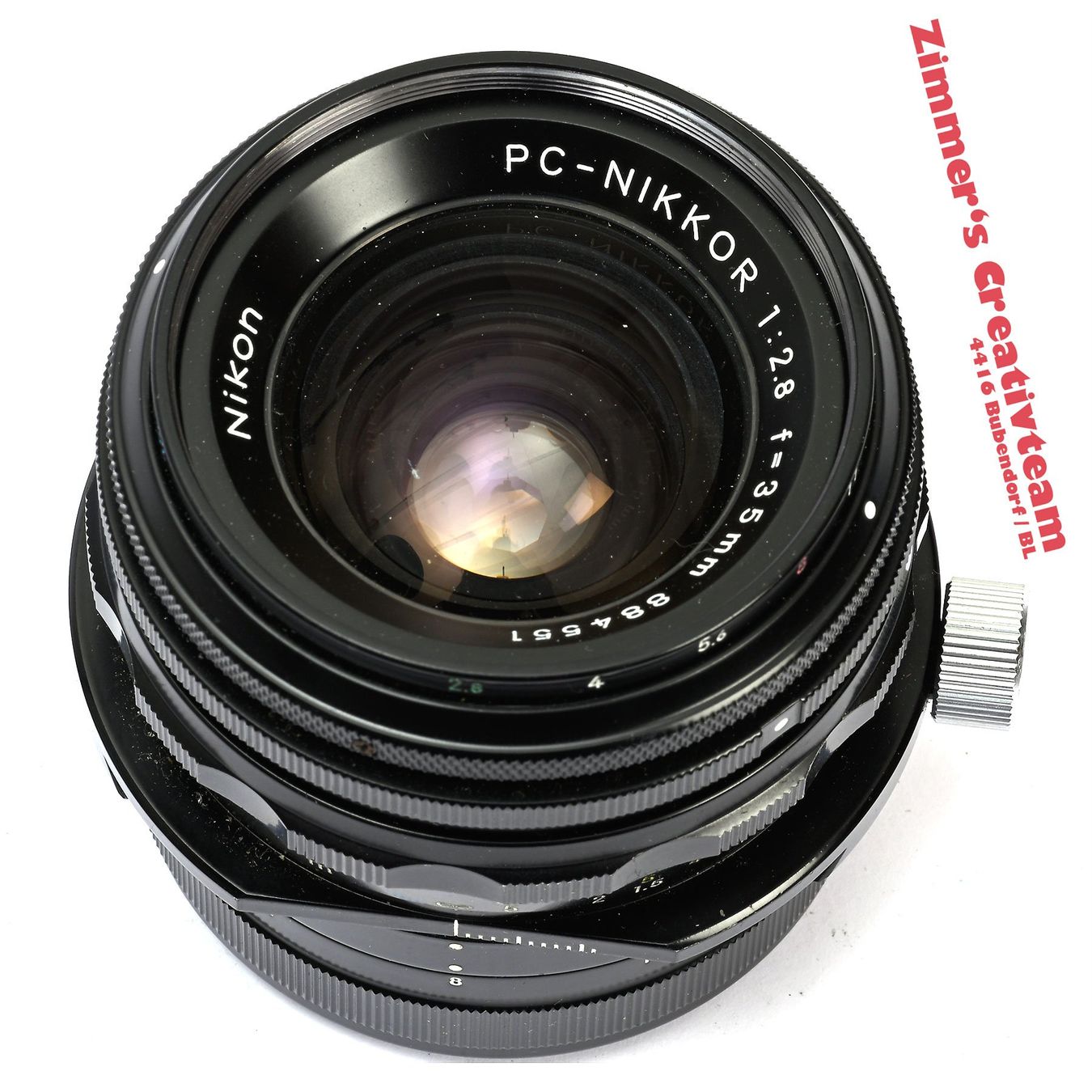 Nikon Obiettivi: PC-Nikkor 35mm 2.8, Nikon manuell + 3 Filter – Usato da Bubendorf venduto da zimmers_creativteam