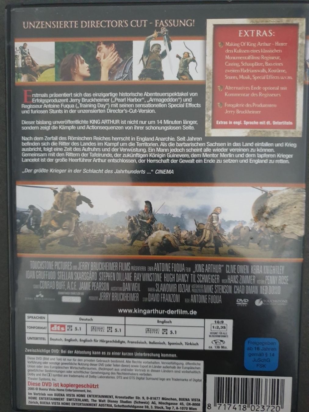 Alle DVDs: King Arthur - UNZENSIERT Director's Cut DVD – Gebraucht aus Füllinsdorf von master_mind 1