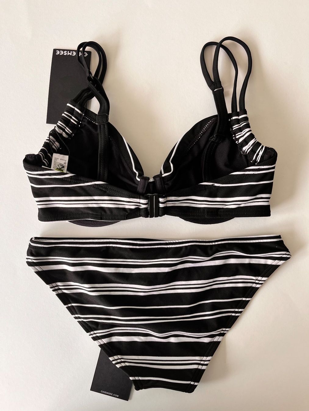 Chiemsee Costumi da bagno & Bikini: CHIEMSEE, Bikini, Grösse 36E/36, Farbe Schwarz/Weiss – Nuovo e nell'imballaggio originale da Rudolfstetten venduto da gst_g7xl 5