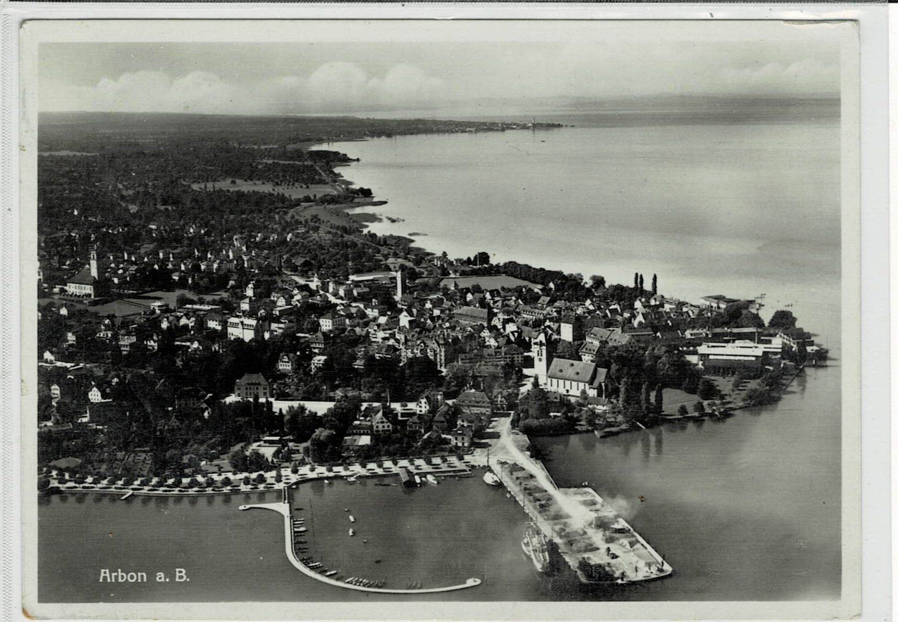 Cartoline postali: ARBON  a.B. TG gel. 1932! – Usato da Hergiswil NW venduto da kar_hng9