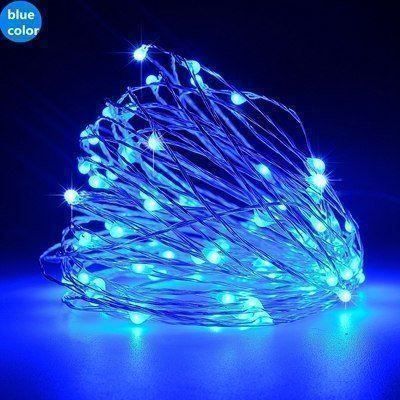 Ghirlande e barre luminose: LED-Lichterkette blau- 5m - 50 LED – Nuovo e nell'imballaggio originale da Oberwangen b. Bern venduto da Leoso