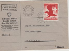 Militärbrief 2.Wk Mit Soldatenmarke
