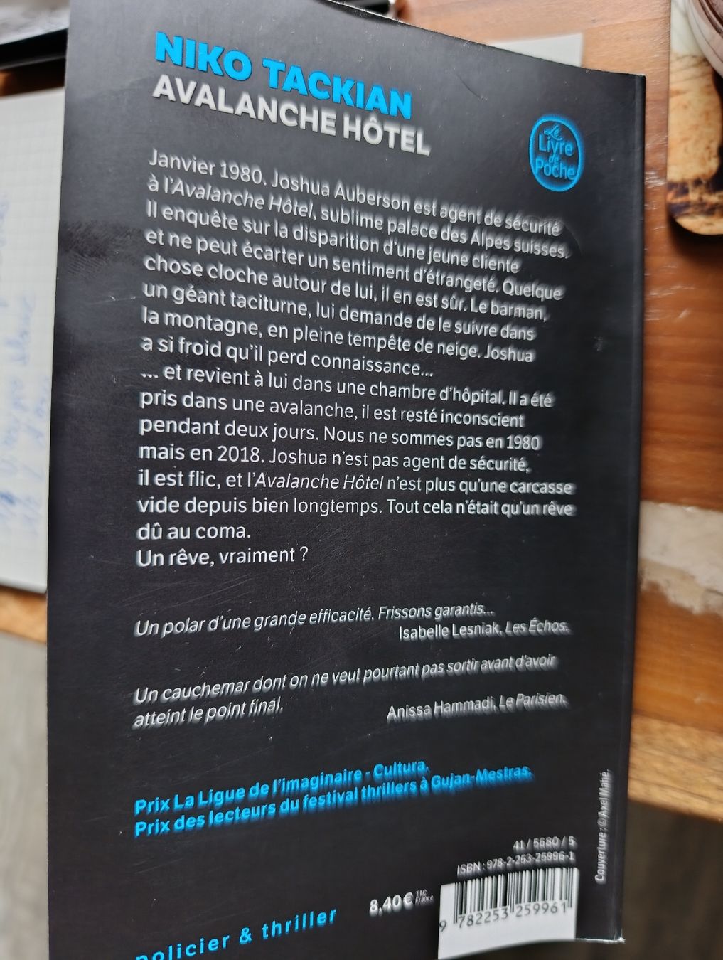 Libri: niko tackian, avalanche hôtel – Usato da Courtelary venduto da mitounet 1