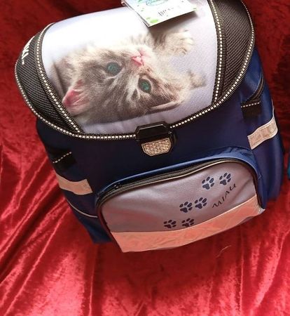 Rucksack mit Katzen Motiv NEU