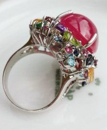Anelli: Edelsteinfingerring – Nuovo (secondo la descrizione) da Zürich venduto da adriben 5