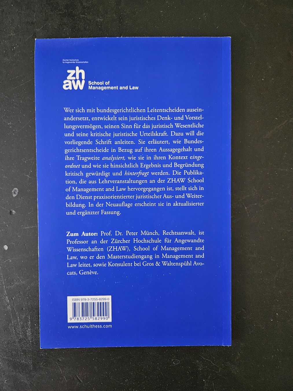 Libri: Bundesgerichtliche Leitentscheide, 3. Auflage Peter Münch – Nuovo (secondo la descrizione) da Winterthur venduto da Alomeo123 1