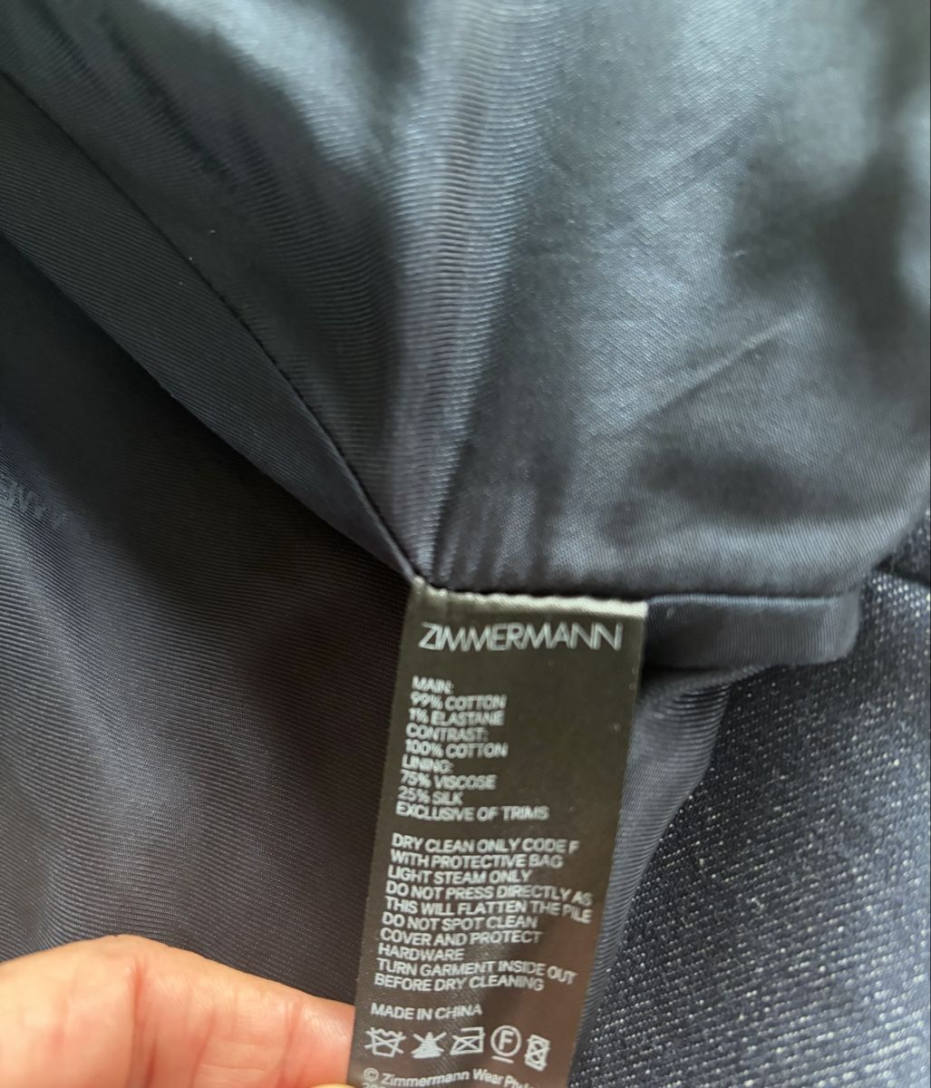 Zimmermann Giacche: Zimmermann denim jacket with rhinestones – Nuovo (secondo la descrizione) da Cologny venduto da sab_xh7v 9
