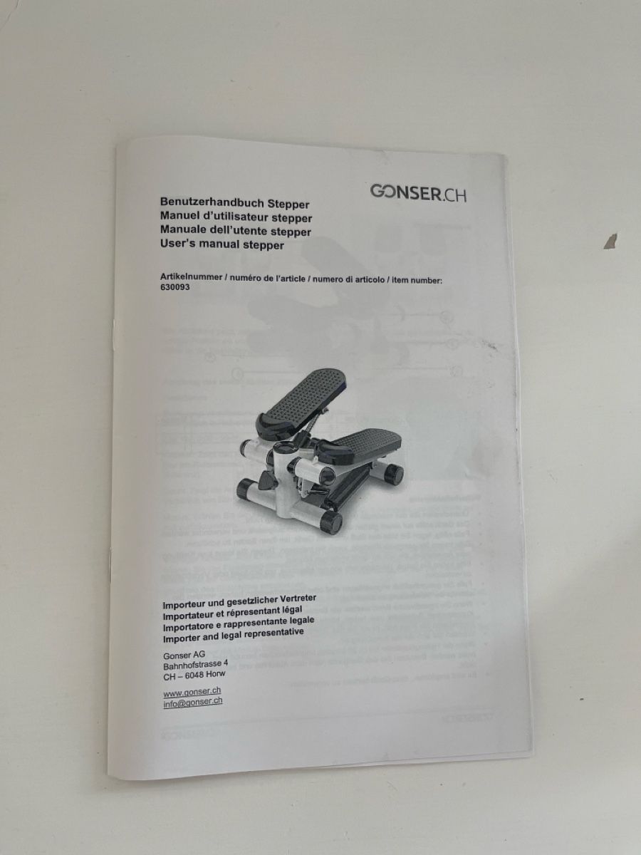 Gonser Hometrainer: Stepper – Usato da Bubikon venduto da Bluemli2 3