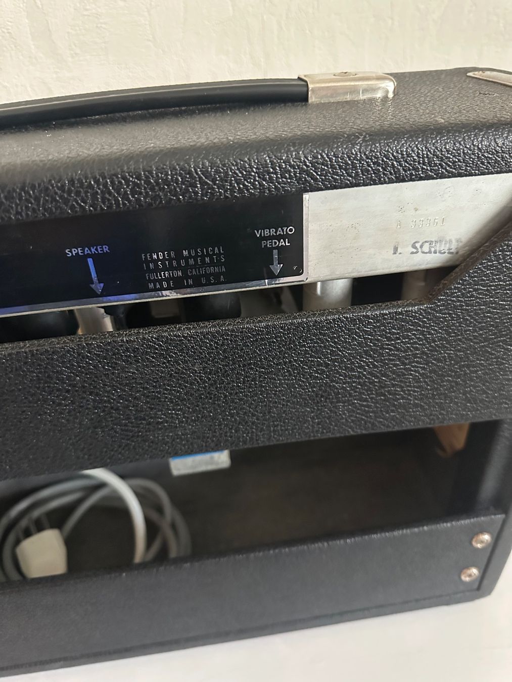 Fender Amplificatori: Fender Vibrochamp 70iger Jahren – Usato da Münchenstein venduto da Colo52 3
