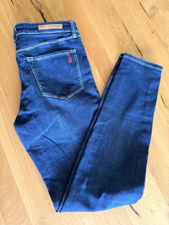 Jim x Judy Jeans Gr. 27 Dunkelblau Denim Slim Fit Sommer 