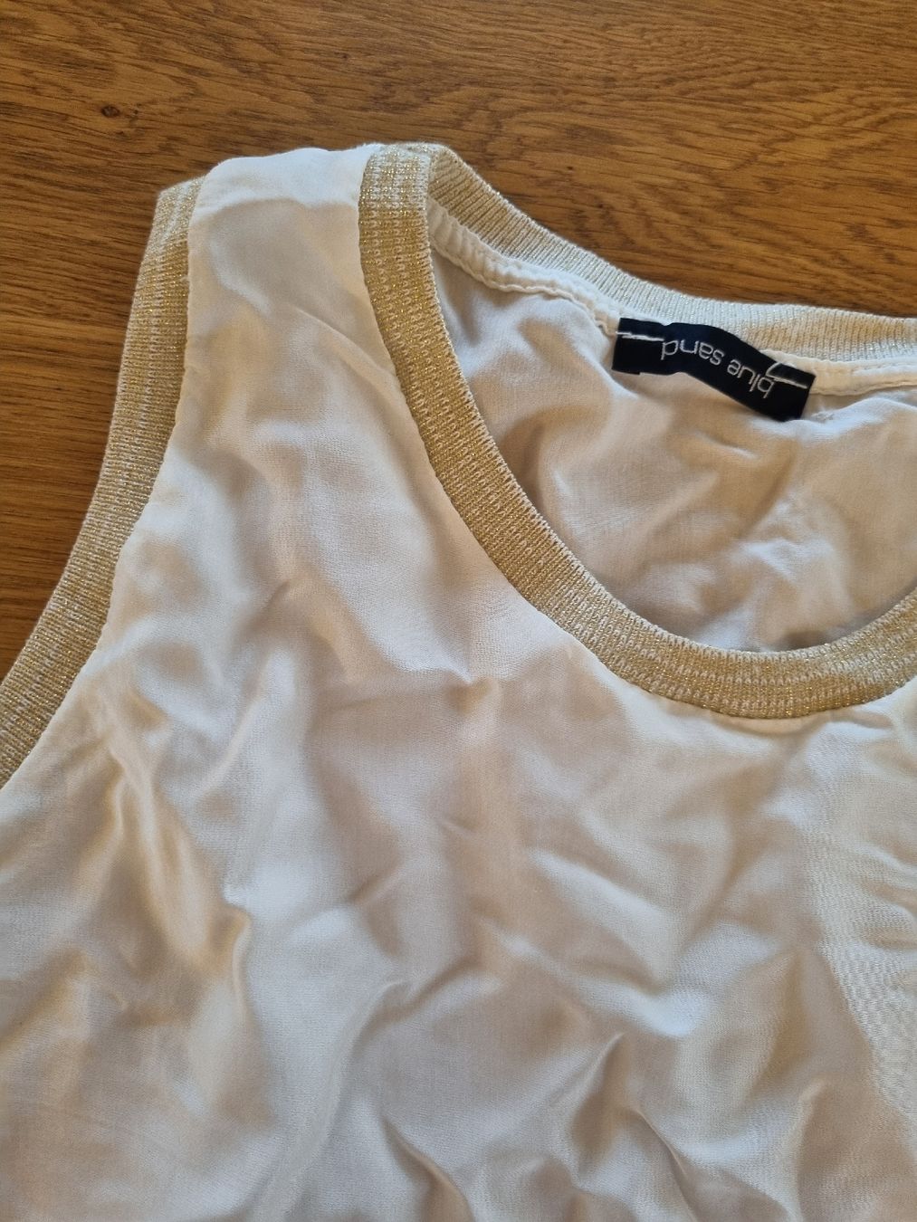 Top: Top en soie et satin T.M – Nuovo (secondo la descrizione) da Château-d'Oex venduto da mae_6pqm 1