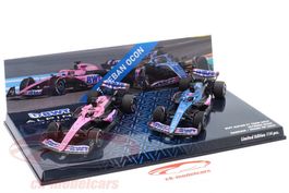 MINICHAMPS 1/43 TWINSET ALPINE A523 OCON GP BAHRAIN-MIAMI 23