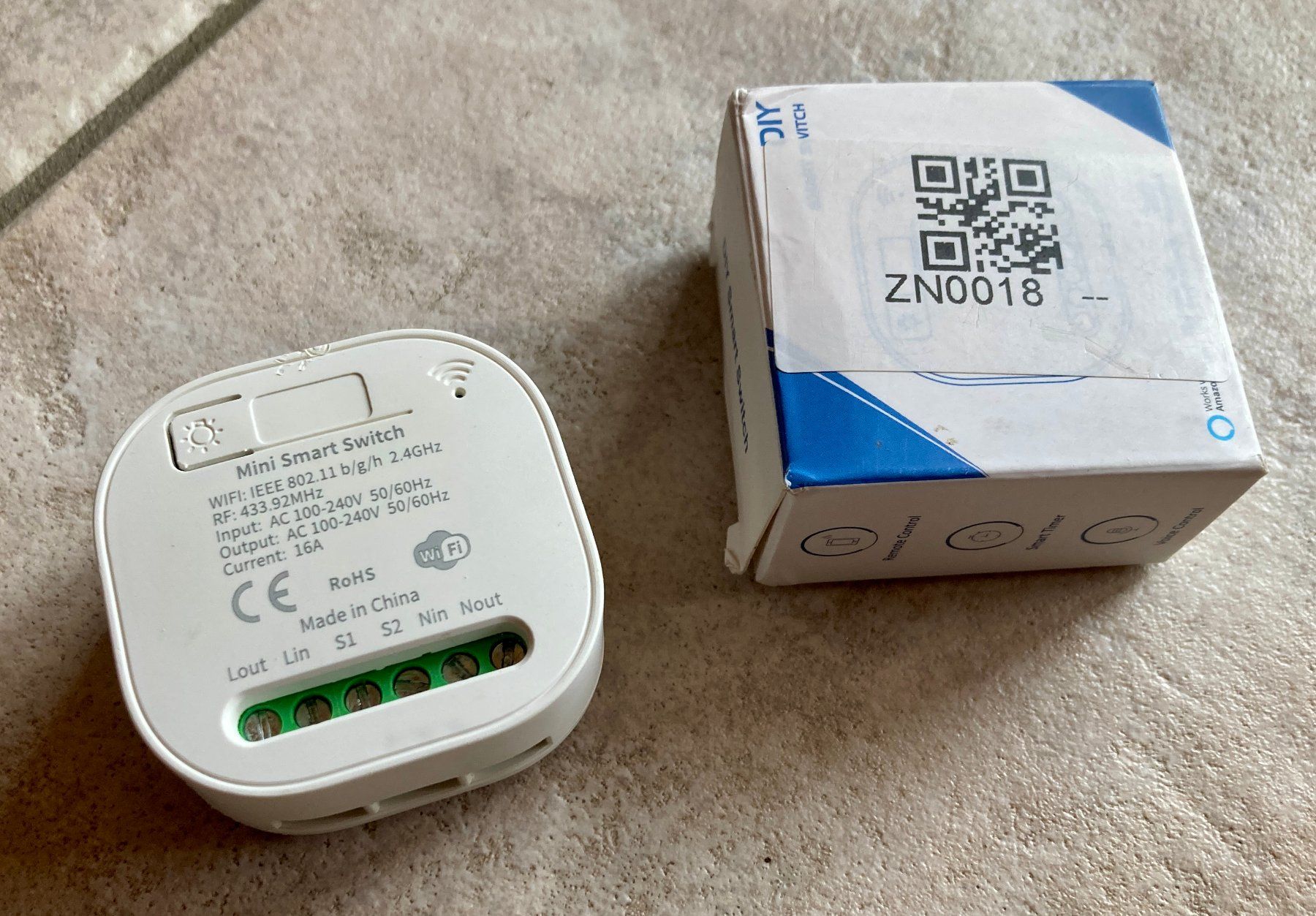 Schalter: Relay WiFi Smart Switch Homekit Alexa Google, 16A, Wifi – Gebraucht aus Saas-Grund von GarageSaleToday 5
