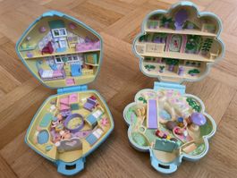 2 mal vintage Polly Pocket Bluebird Spielzeug 1990 & 1992