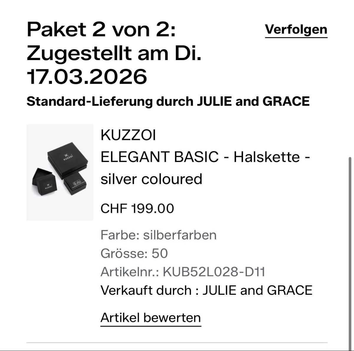 Colliers: KUZZOI HALSKETTE SILVER    COULERED  – Neuf (Voir description) à Wetzikon ZH par philippe_22 5