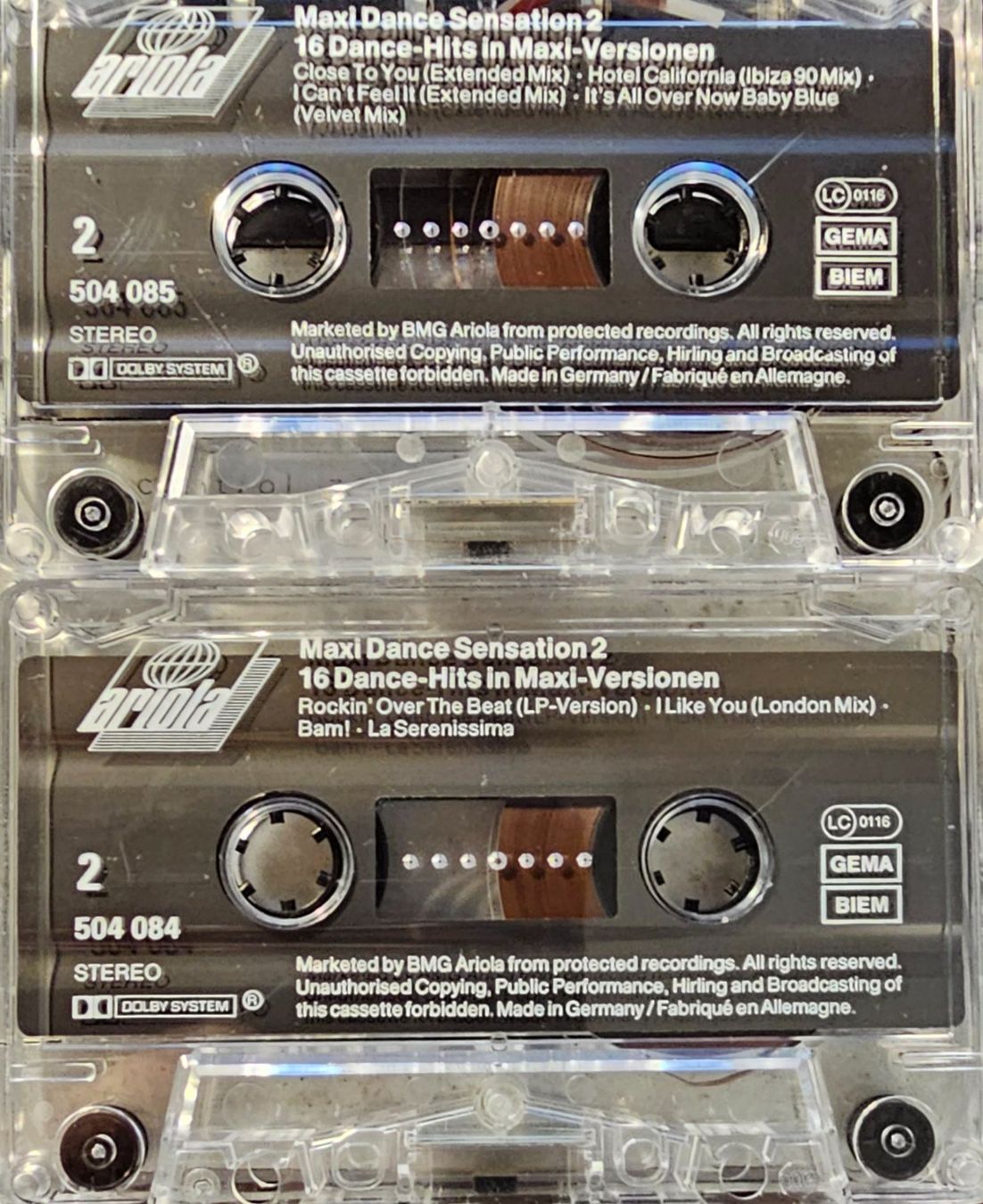 Cassettes audio: MC - Maxi Dance Sensation 2 – D'occasion à Wahlen b. Laufen par Cg10 3