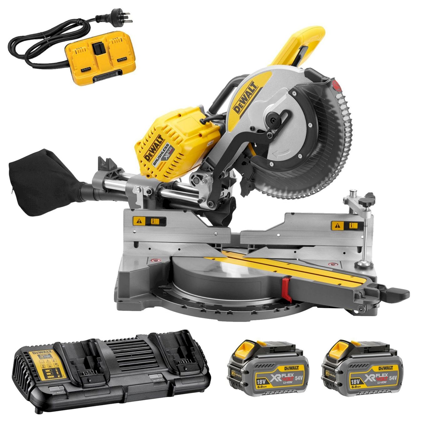 Seghe: DeWalt DHS780T2A Akku/Netz-Paneelsäge – Nuovo e nell'imballaggio originale da Bottighofen venduto da zaap