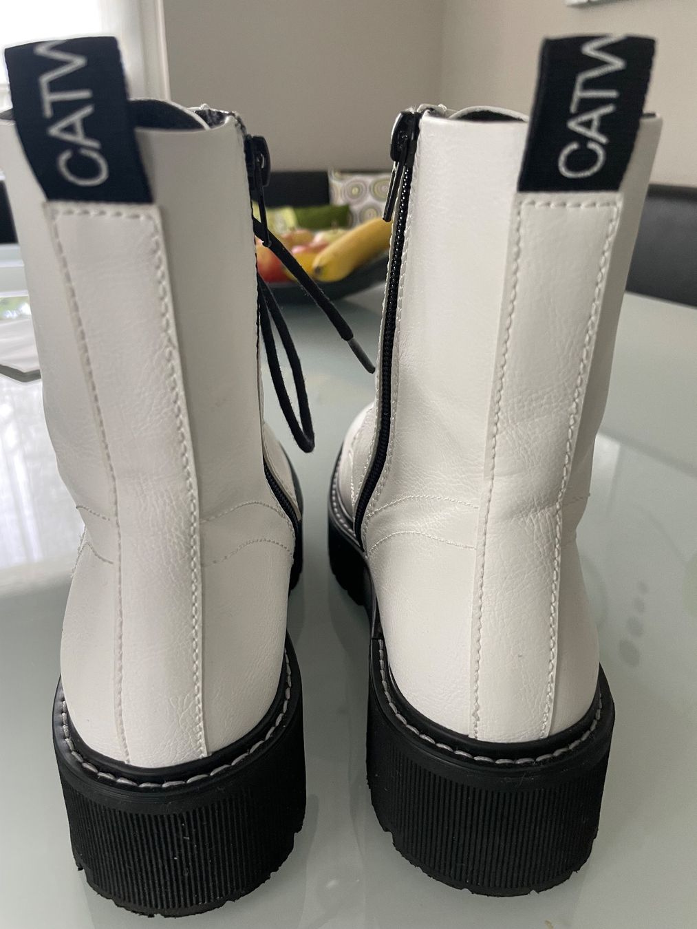 Damenschuhe: -damen -boots ,weiss , schaft 16 cm, gr.40 – Gebraucht aus Pfeffingen von Purzzeli 3