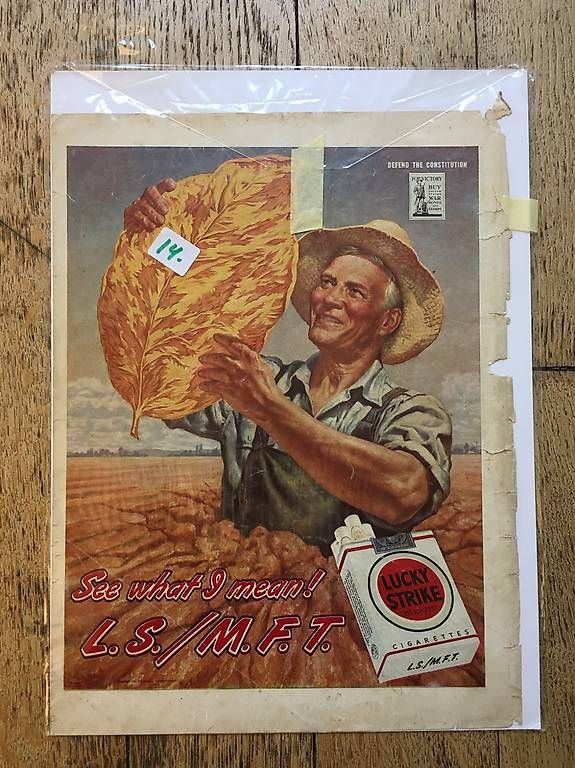 Poster & Bilder: Sélection de publicité vintage Lucky Strike – Gebraucht aus Lausanne von Loopaul 2