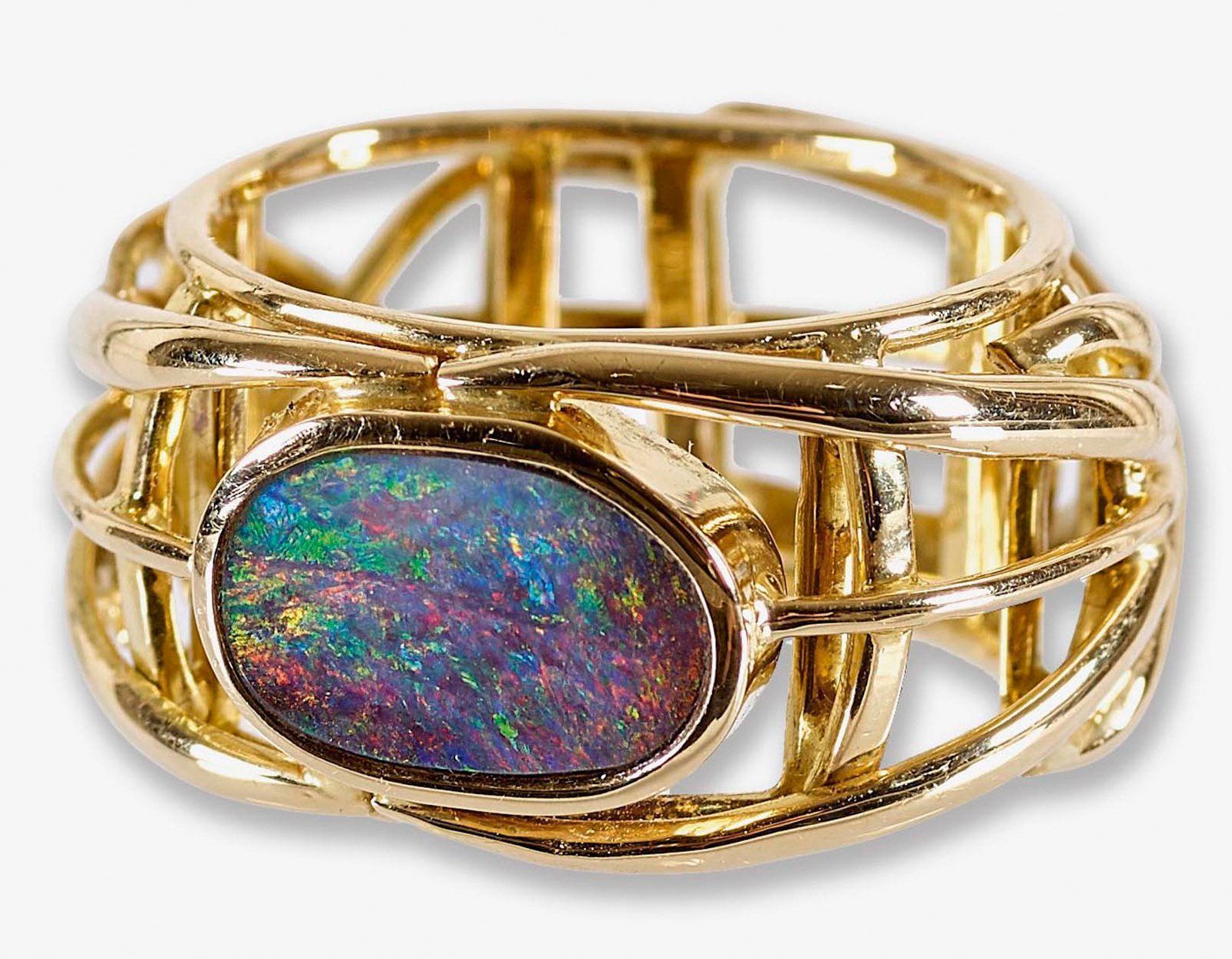 Ringe: Sehr schöner Opal Ring Gold 18kt – Gebraucht aus Roggliswil von wipix 2