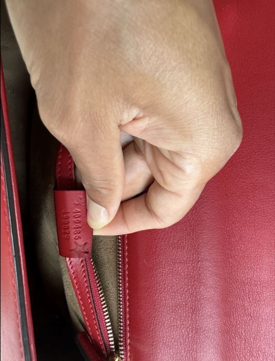 Gucci Borse da donna: Gucci Padlock Medium - Rot – Usato da Zürich venduto da viv_q97j 7