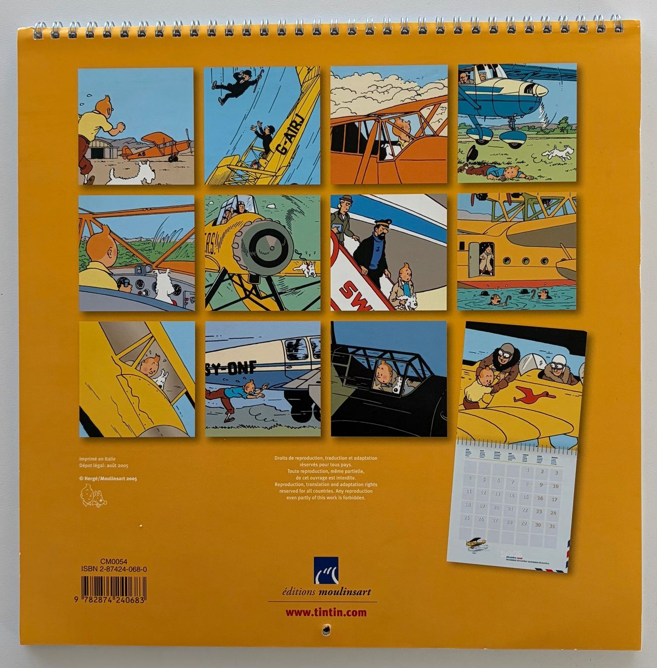 Fumetti: tintin Kalender 2006 - 30x30 cm - NEU – Nuovo (secondo la descrizione) da Biel/Bienne venduto da Meshe12 1