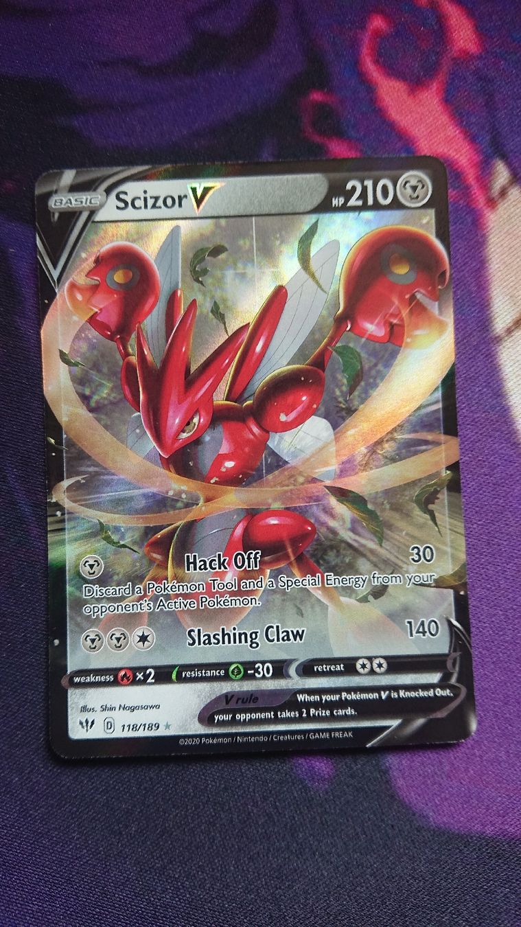 Pokémon Carte collezionabili: Scizor V DAA 118 – Nuovo (secondo la descrizione) da Chur venduto da FreakofRarity