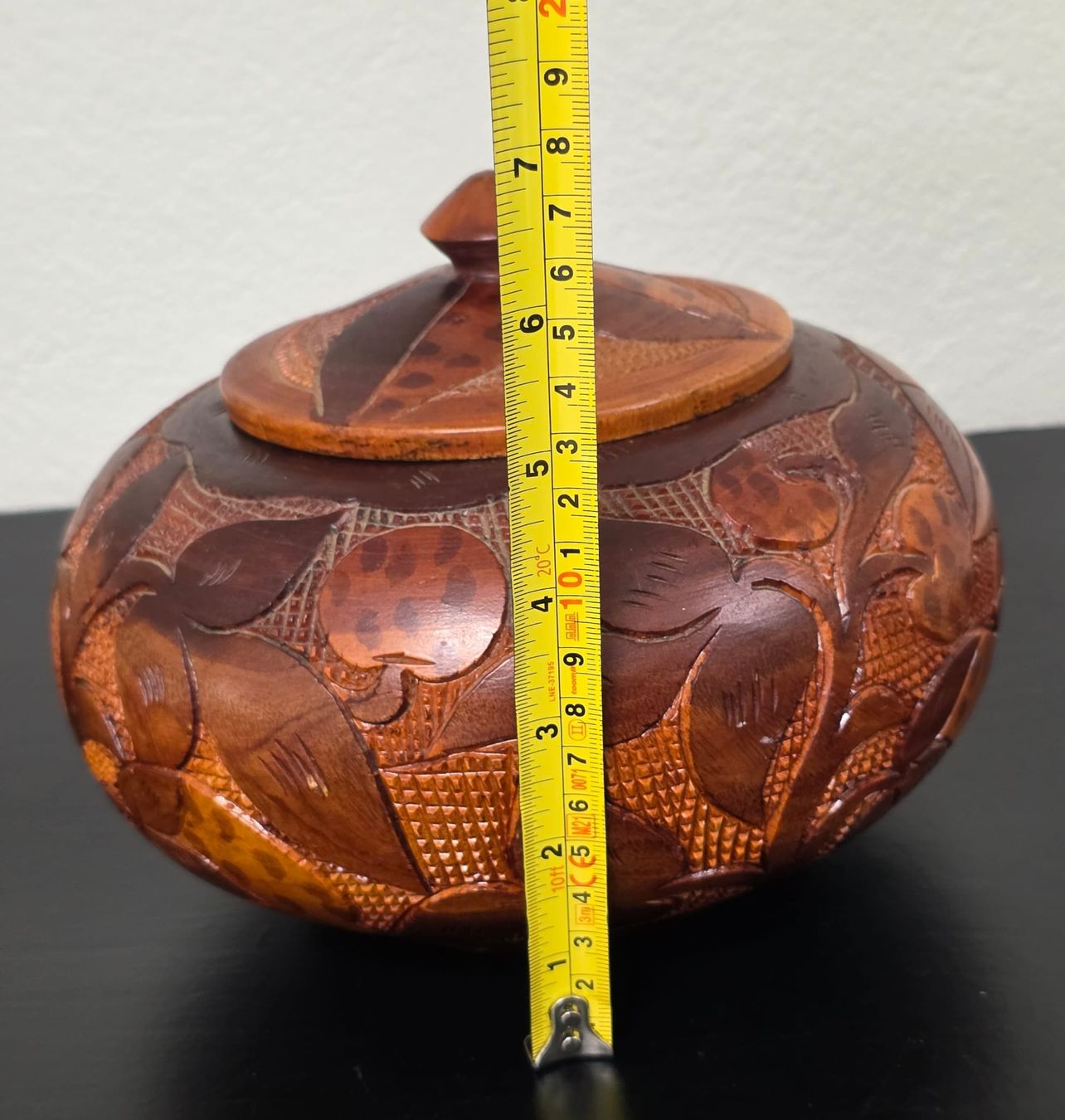 Schmuckkästen: Holzschatulle mit Deckel floral geschnitzt – Gebraucht aus Rheinsulz von Dred 6