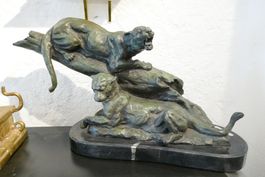 Große Bronze Figur 50 x 20 x 28 cm über 10 kg