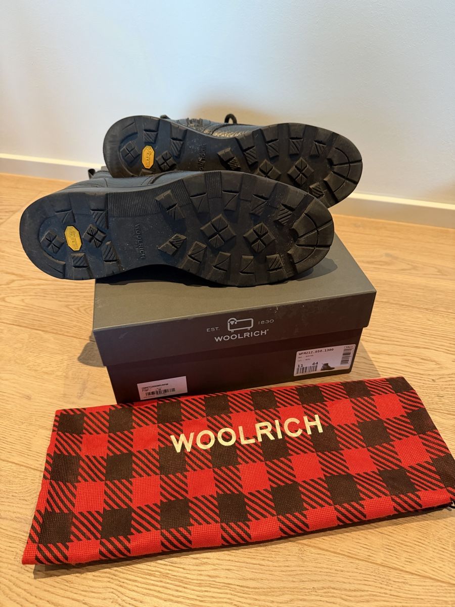 Woolrich Scarpe da uomo: Woolrich Herren Leder-Boots Boston Schwarz Gr.44 – Usato da Oetwil an der Limmat venduto da tommyb1982 2