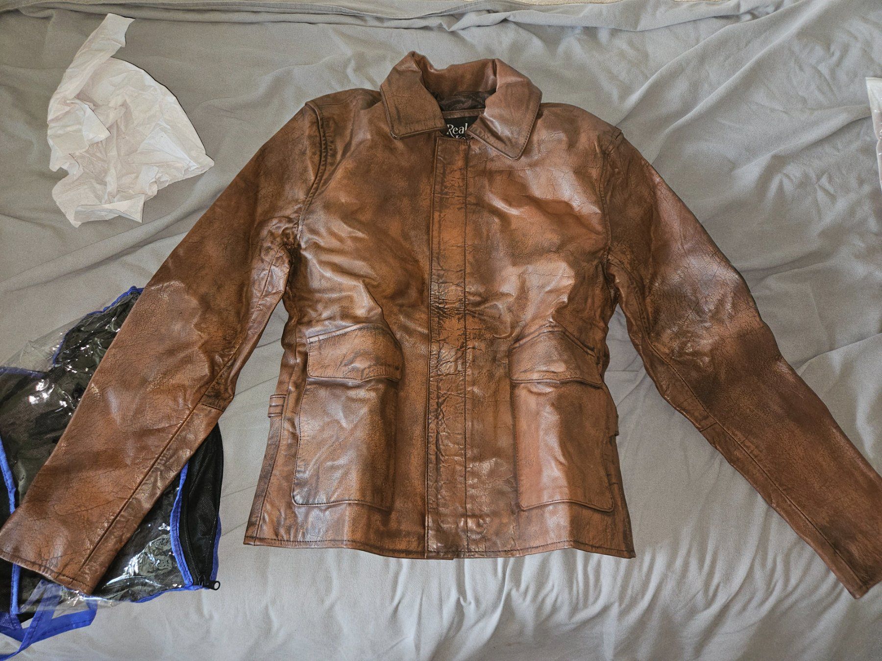 Giacche: Blouson "Indiana Jones" Real Leather XXL – Nuovo e nell'imballaggio originale da Genève venduto da flo_9rh8