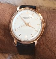 IWC Schaffhausen Cal.89 18K Gold Vintage 37mm 1960er