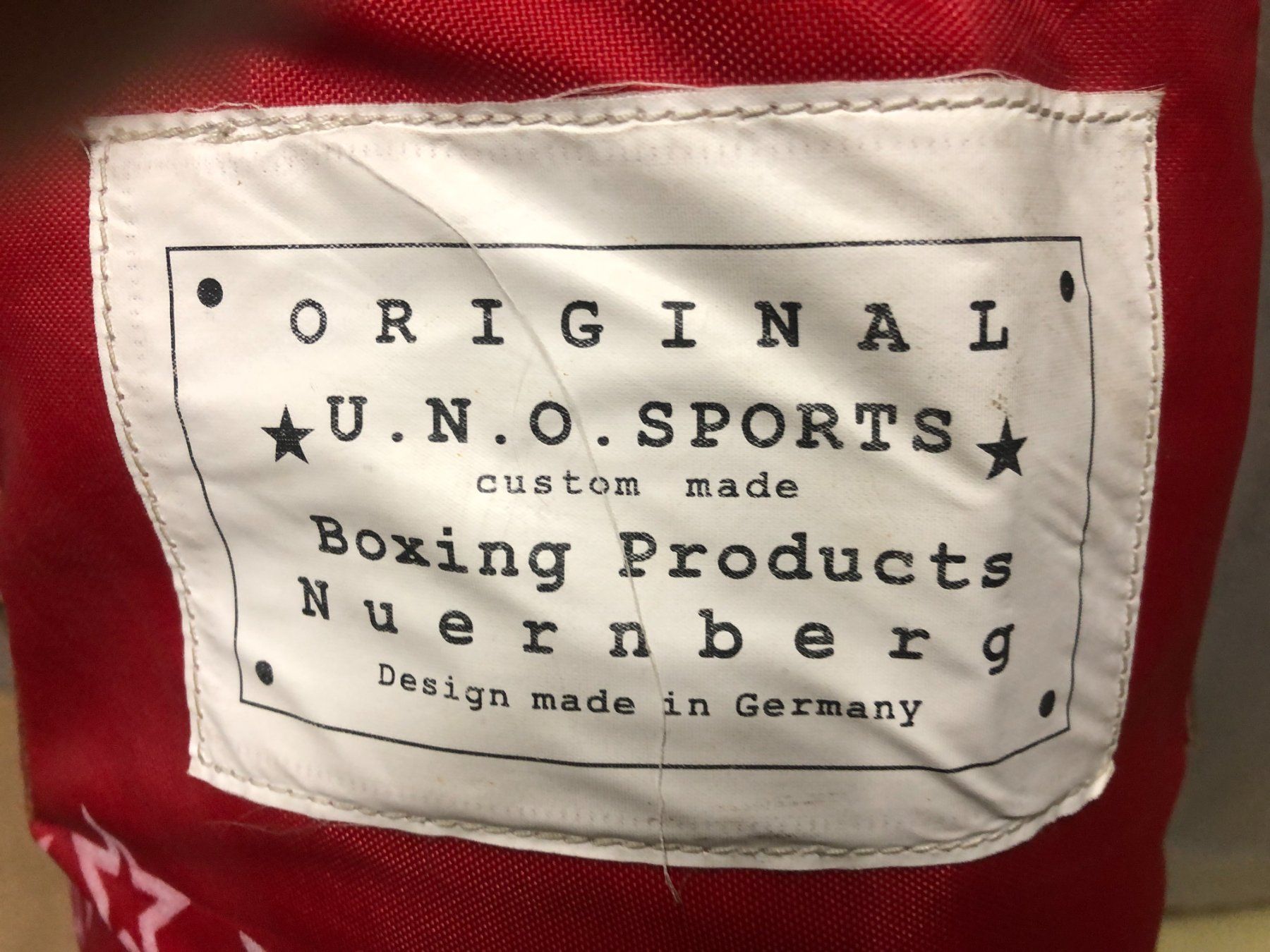 Sacchi da boxe: UNO Sports Boxsack, Rot, Vintage – Usato da Zürich venduto da Tivoli2 2
