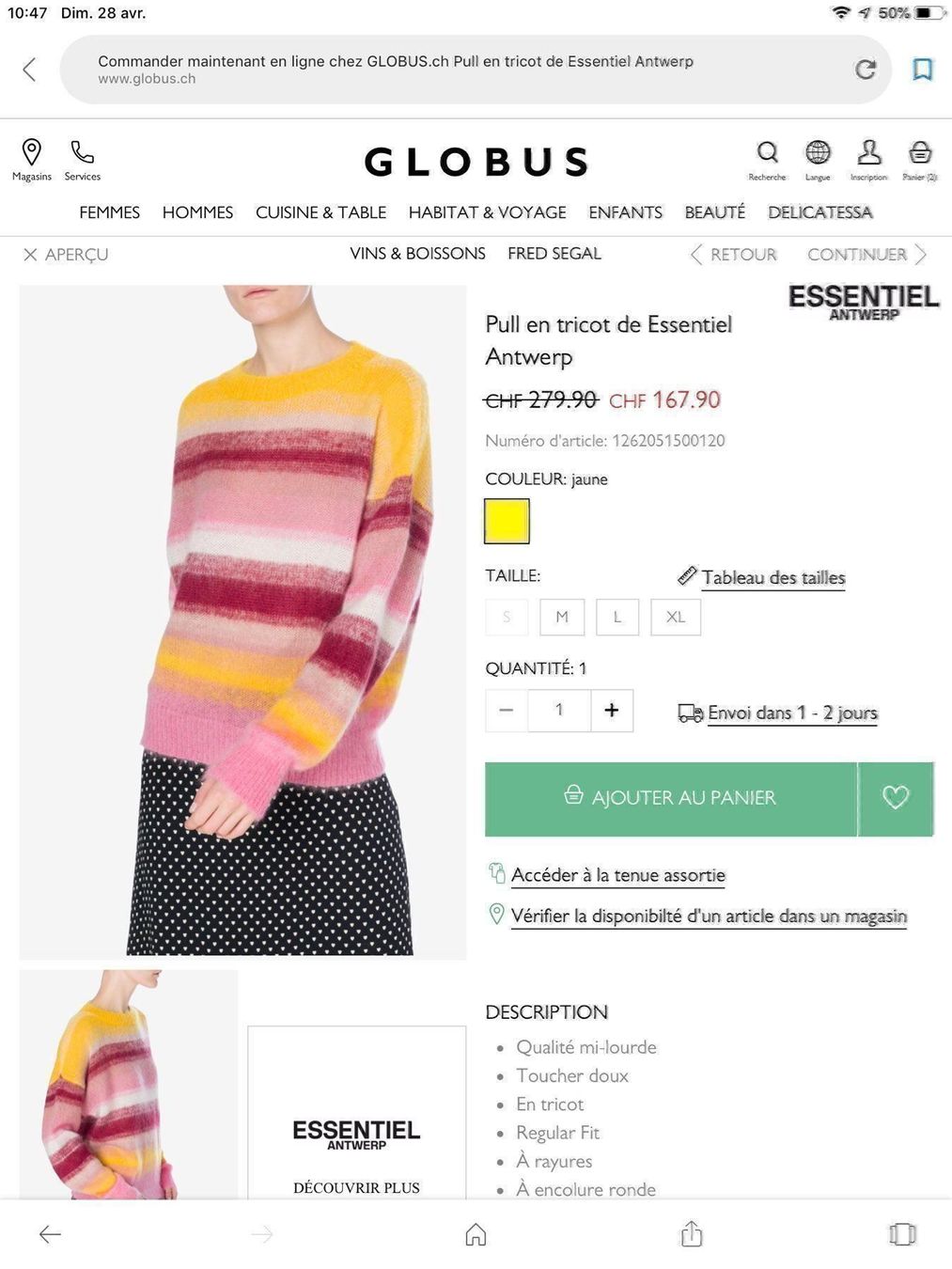 Pulls & Sweat-shirts: Essentiel pull neuf – Neuf (Voir description) à Riddes par nati48