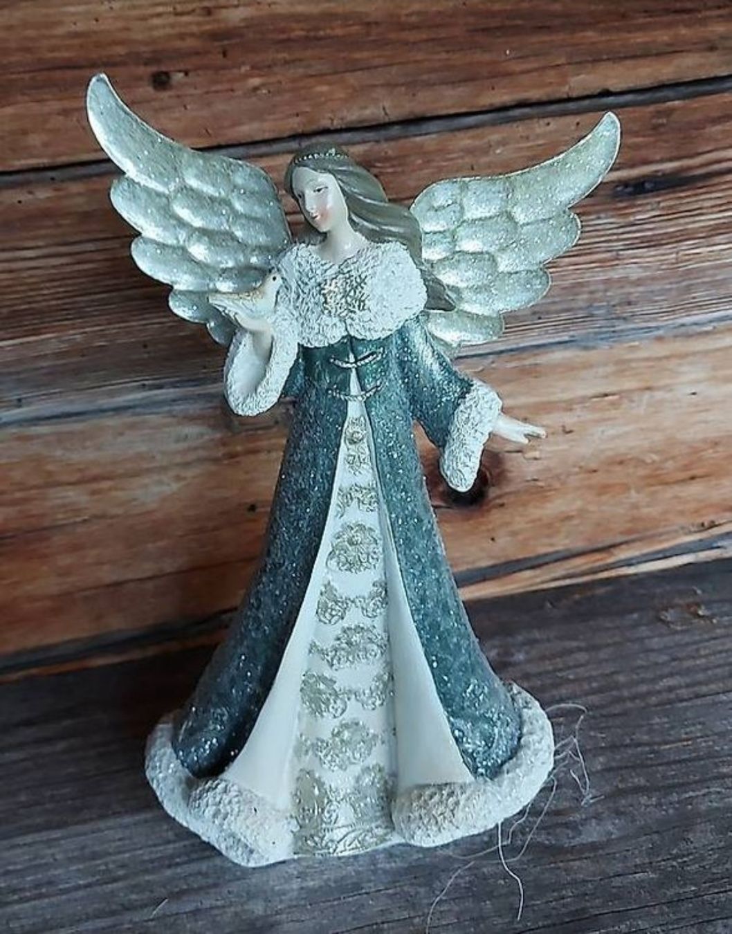Statuette: Engel mit Taube – Nuovo (secondo la descrizione) da Kerns venduto da Joe990