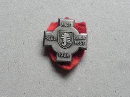 Abzeichen Seel. Schwingfest Schwingen Port BE 1962