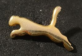 CC777 - Pin Goldener Puma Sport Logo
